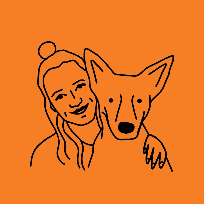 Ilustracja Anny i psa